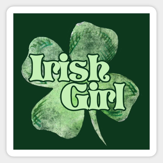 Irish Girl Sticker by bubbsnugg